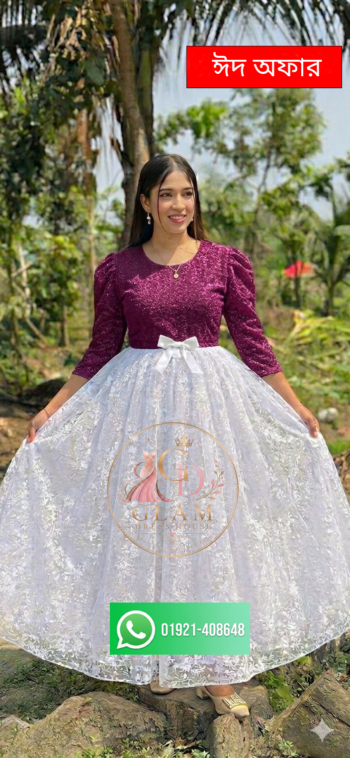 White Skirt & Jam Top